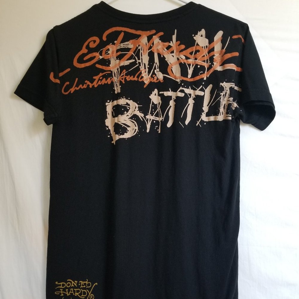 Ed Hardy Christian Audigier. Rare Vintage collectible t-shirt . With cry… - Picture 3 of 16